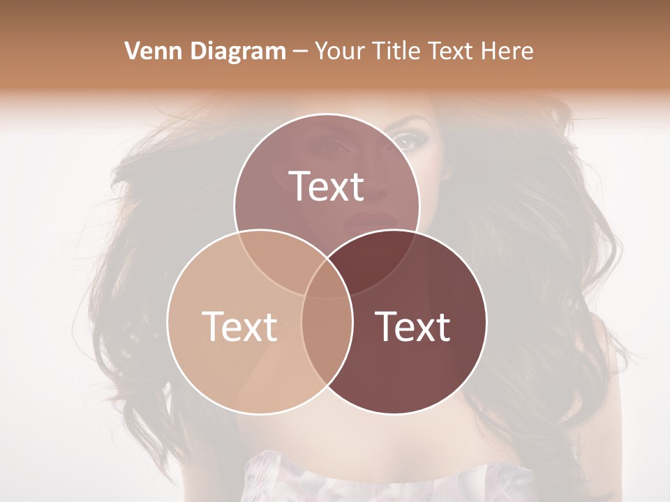 Footpath Woman Shoe PowerPoint Template