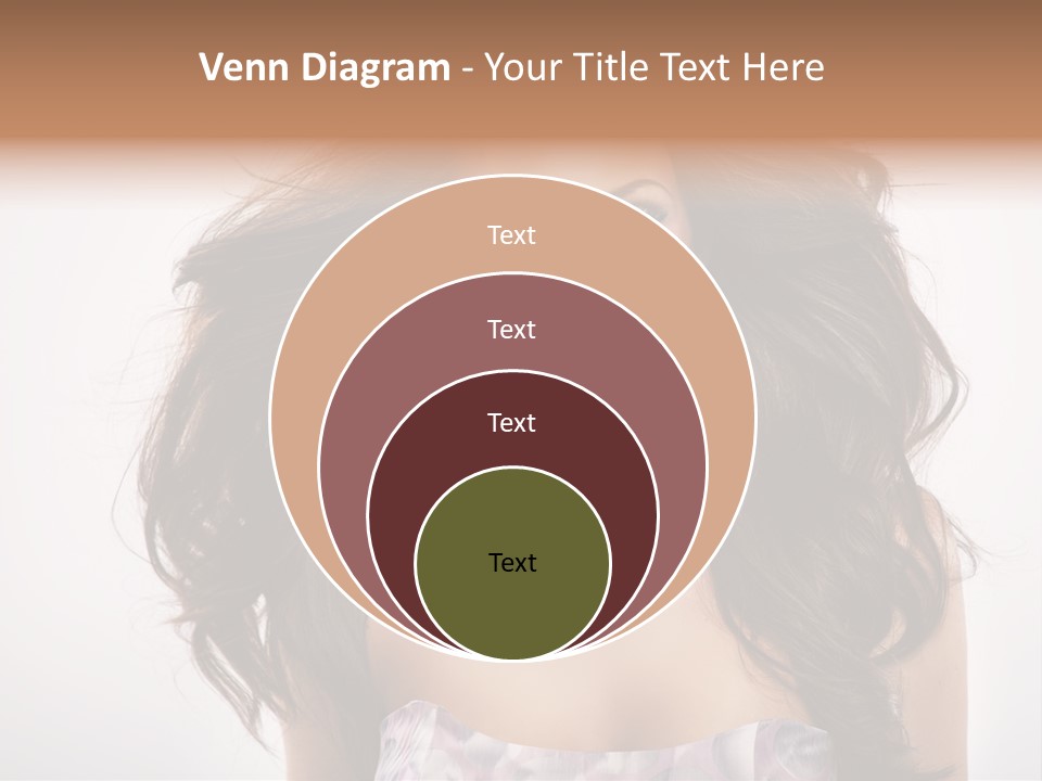 Footpath Woman Shoe PowerPoint Template