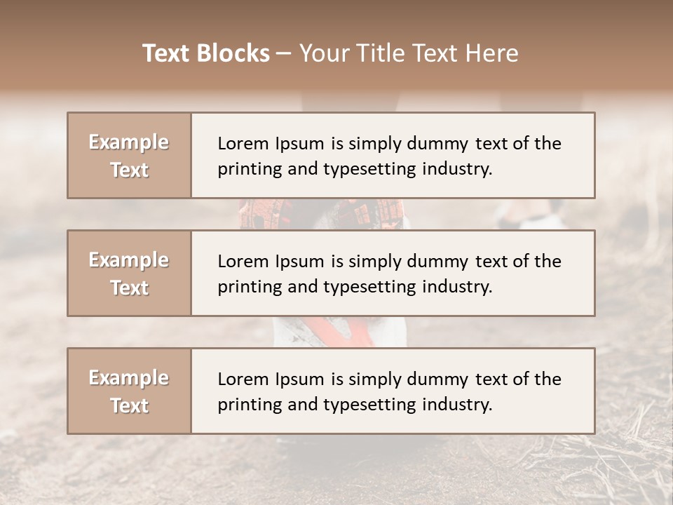 Footpath Woman Shoe PowerPoint Template