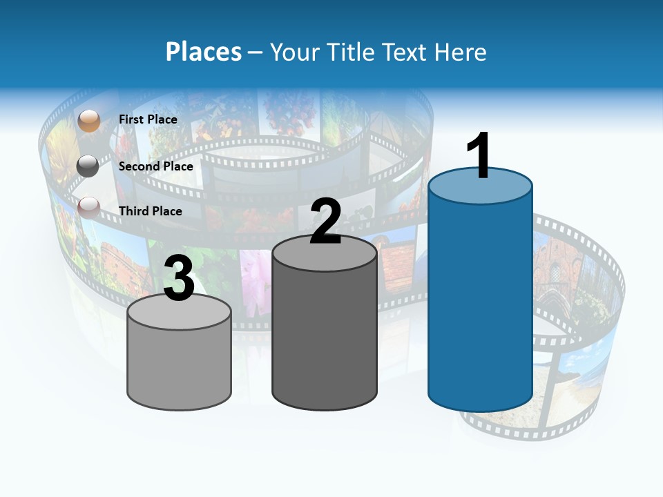 Roll Filmstrip Entertainment PowerPoint Template