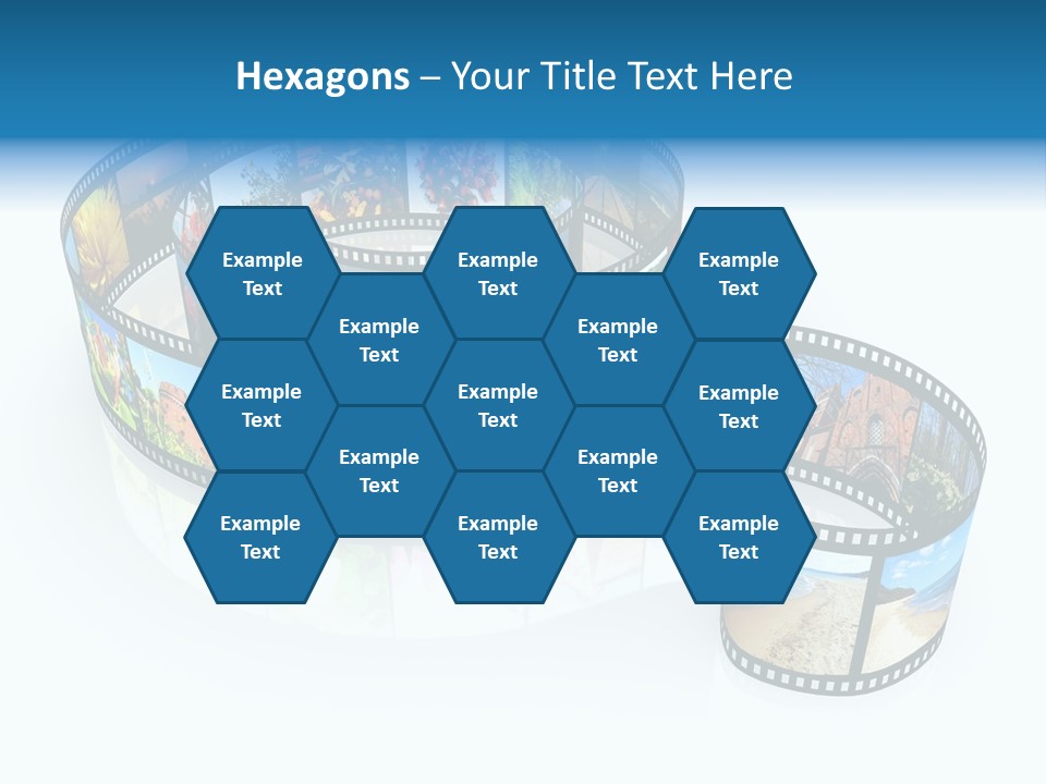 Roll Filmstrip Entertainment PowerPoint Template