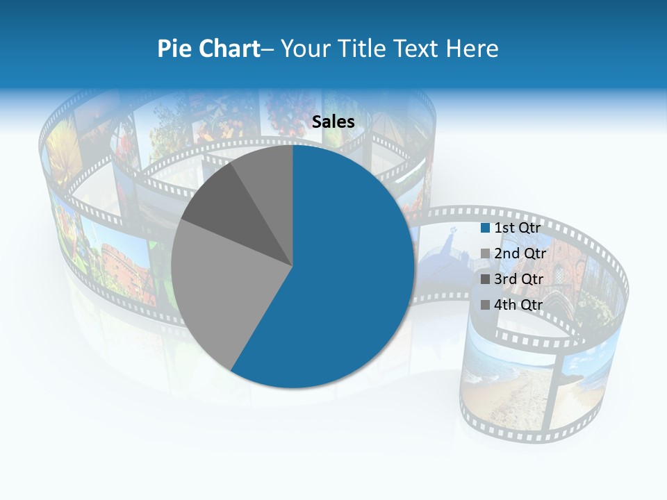 Roll Filmstrip Entertainment PowerPoint Template