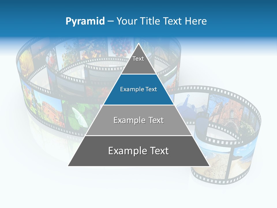 Roll Filmstrip Entertainment PowerPoint Template