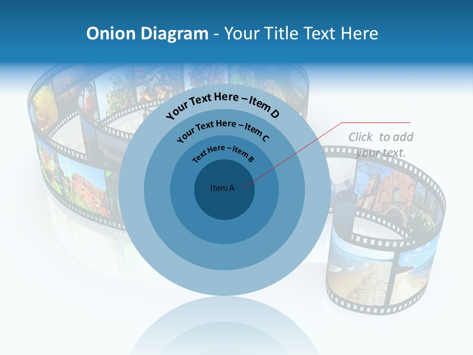 Roll Filmstrip Entertainment PowerPoint Template