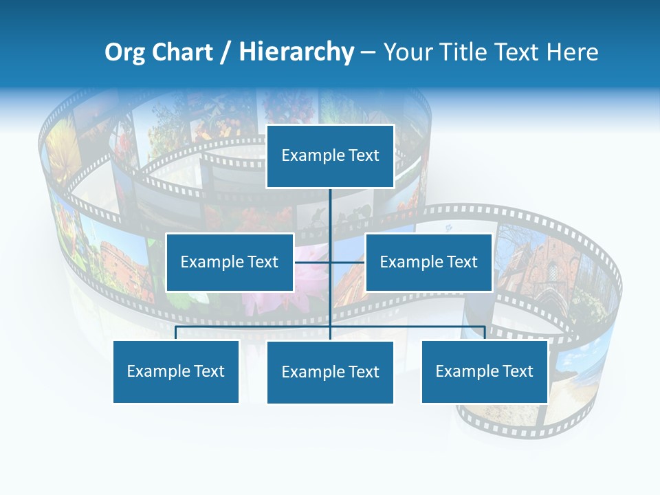 Roll Filmstrip Entertainment PowerPoint Template