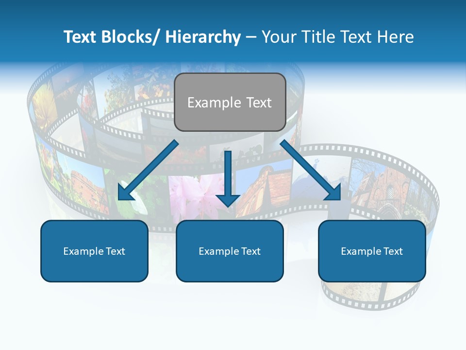 Roll Filmstrip Entertainment PowerPoint Template