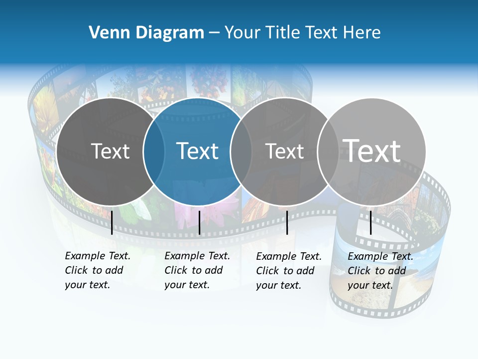 Roll Filmstrip Entertainment PowerPoint Template