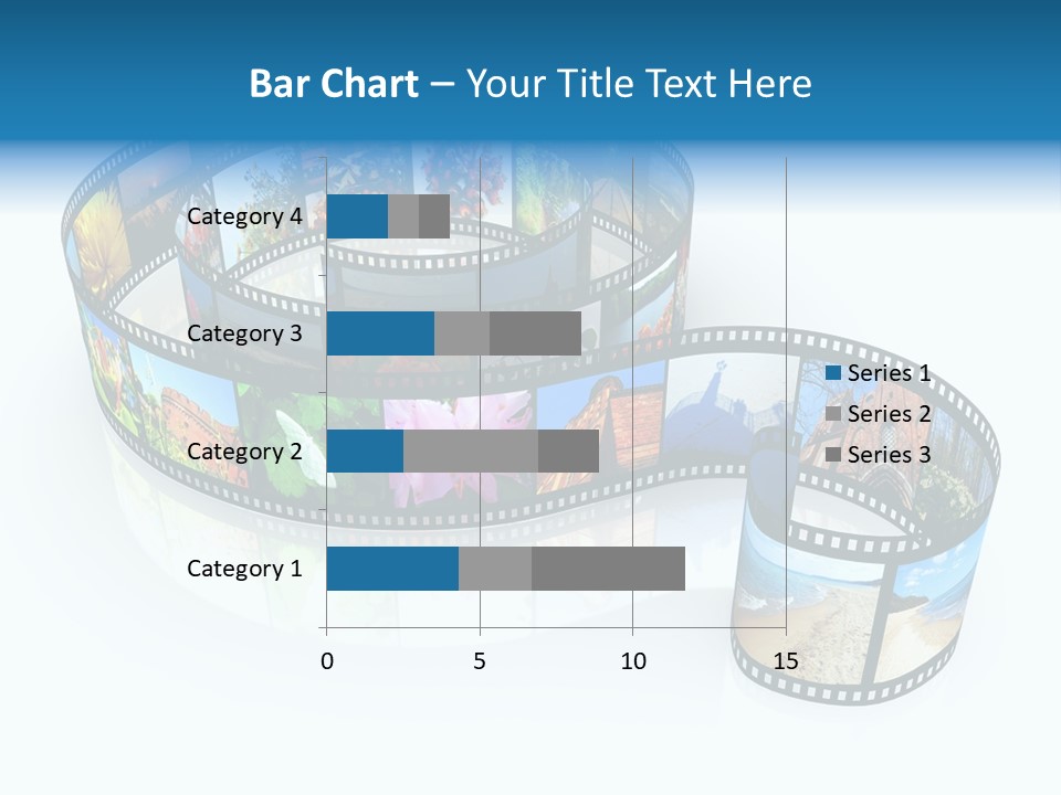 Roll Filmstrip Entertainment PowerPoint Template