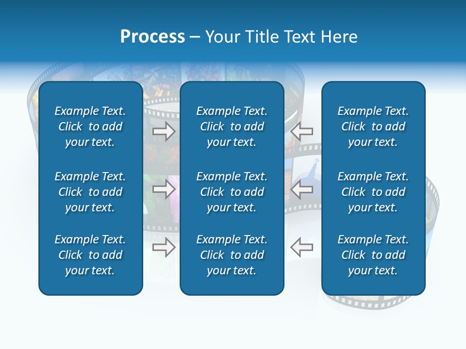 Roll Filmstrip Entertainment PowerPoint Template