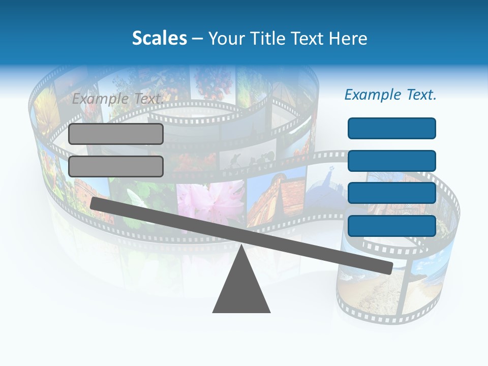 Roll Filmstrip Entertainment PowerPoint Template