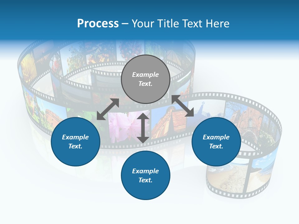 Roll Filmstrip Entertainment PowerPoint Template