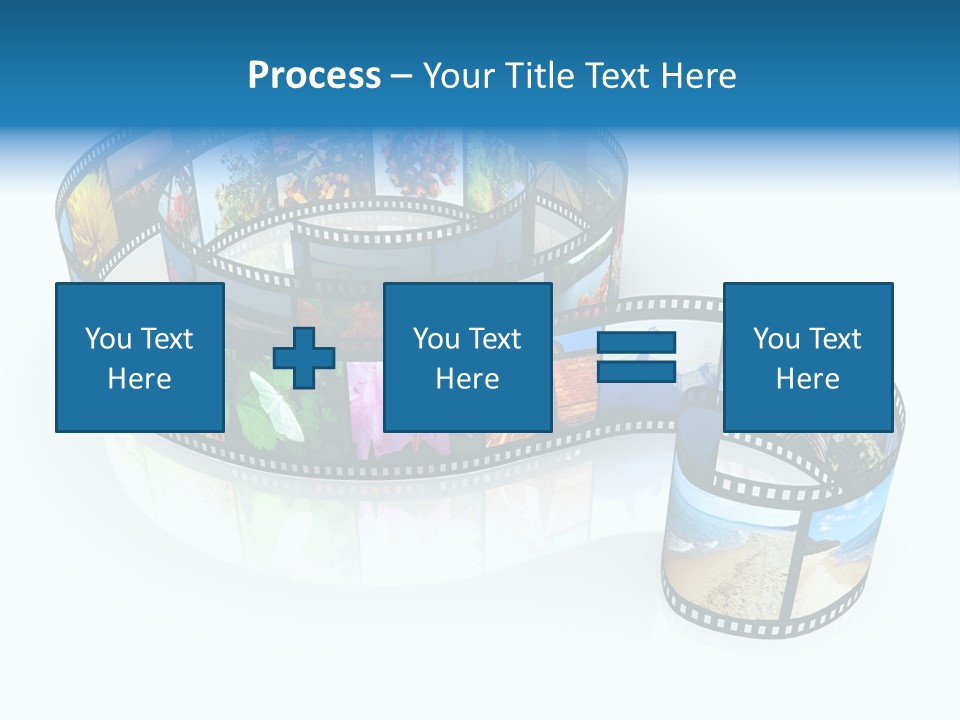 Roll Filmstrip Entertainment PowerPoint Template