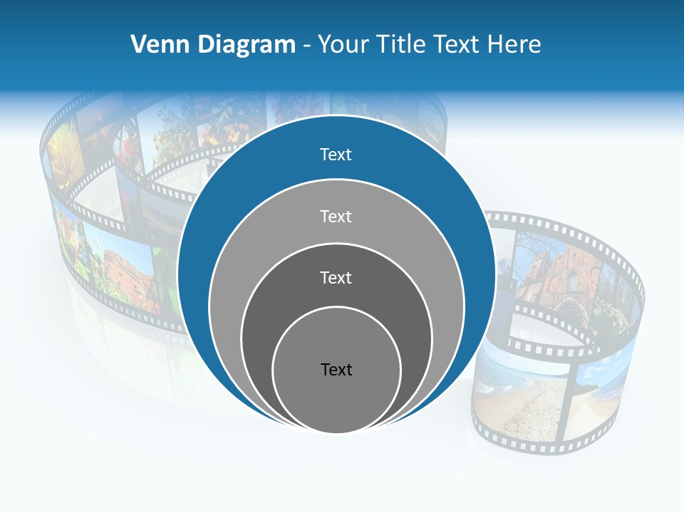 Roll Filmstrip Entertainment PowerPoint Template