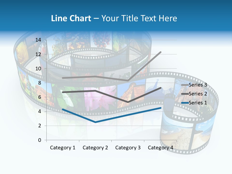 Roll Filmstrip Entertainment PowerPoint Template