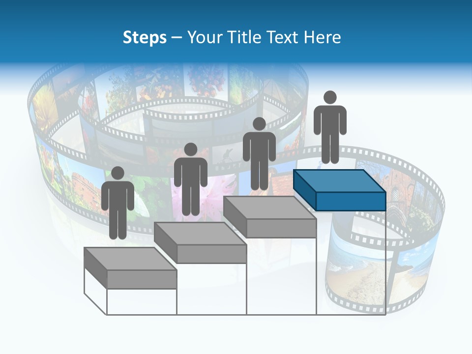 Roll Filmstrip Entertainment PowerPoint Template