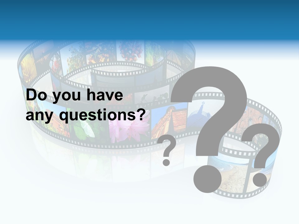 Roll Filmstrip Entertainment PowerPoint Template