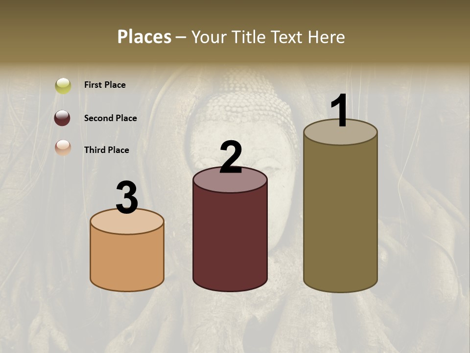 Meditation Temple Laos PowerPoint Template