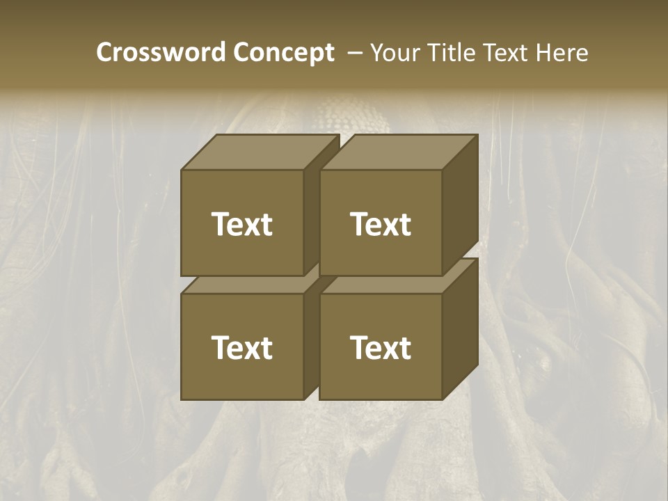 Meditation Temple Laos PowerPoint Template