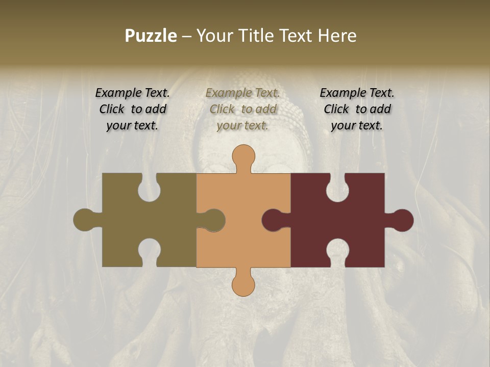 Meditation Temple Laos PowerPoint Template