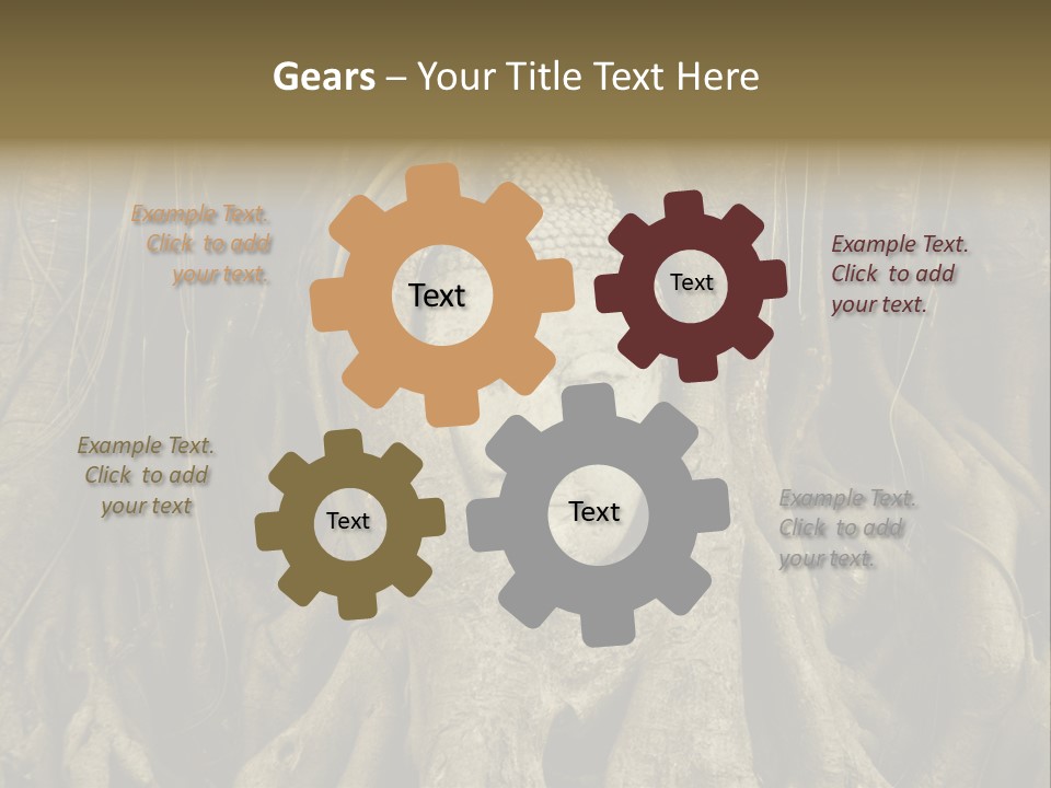 Meditation Temple Laos PowerPoint Template