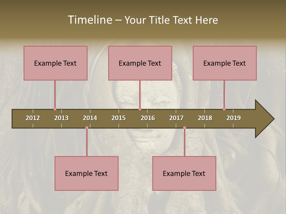 Meditation Temple Laos PowerPoint Template