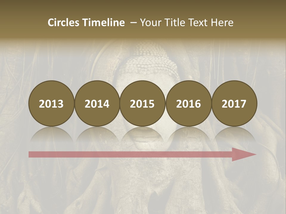 Meditation Temple Laos PowerPoint Template