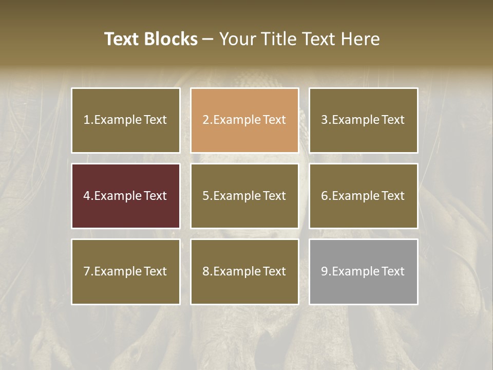 Meditation Temple Laos PowerPoint Template