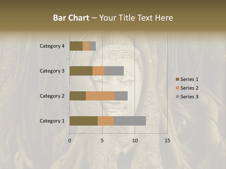 Meditation Temple Laos PowerPoint Template