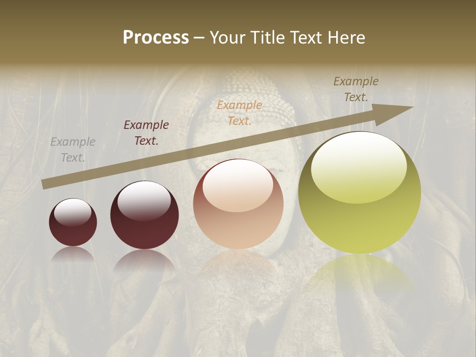 Meditation Temple Laos PowerPoint Template