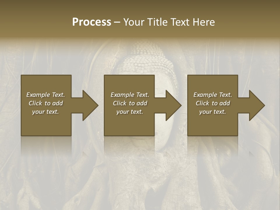 Meditation Temple Laos PowerPoint Template