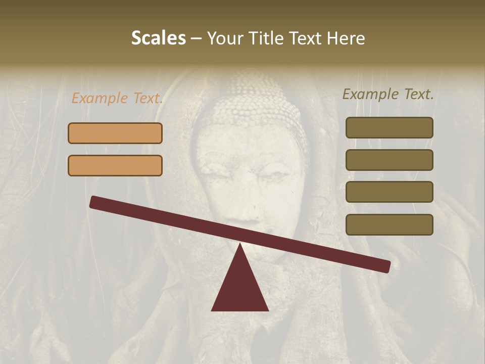 Meditation Temple Laos PowerPoint Template