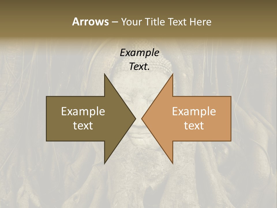 Meditation Temple Laos PowerPoint Template