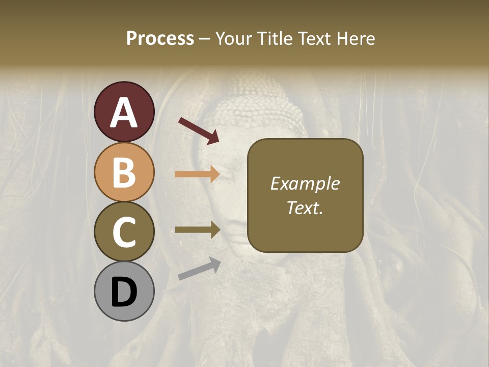 Meditation Temple Laos PowerPoint Template