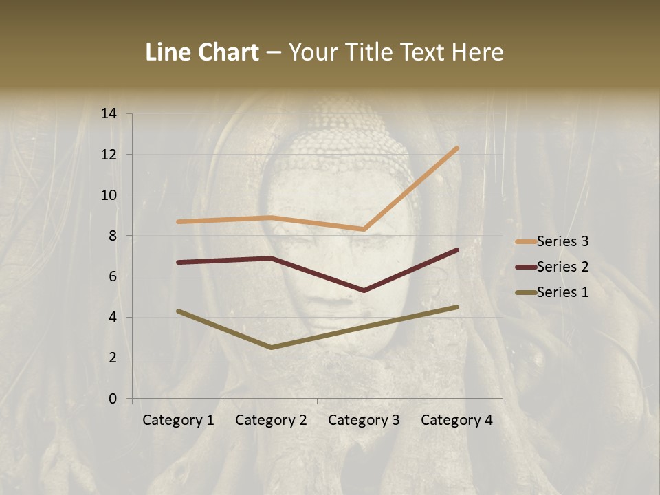 Meditation Temple Laos PowerPoint Template