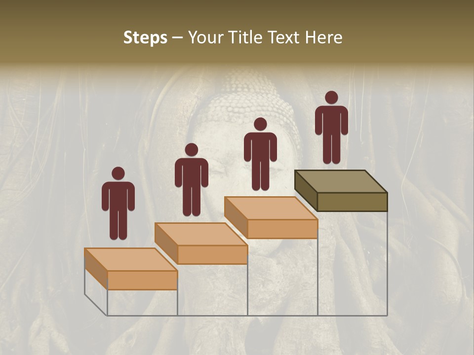 Meditation Temple Laos PowerPoint Template