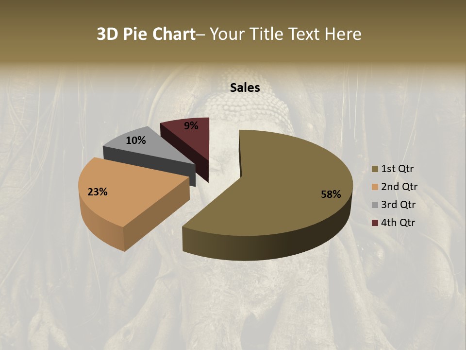 Meditation Temple Laos PowerPoint Template