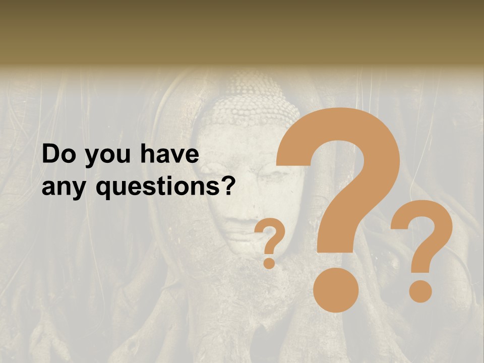 Meditation Temple Laos PowerPoint Template