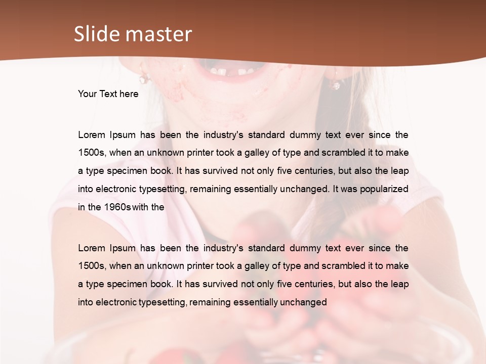 Vibrant Organic Eating PowerPoint Template