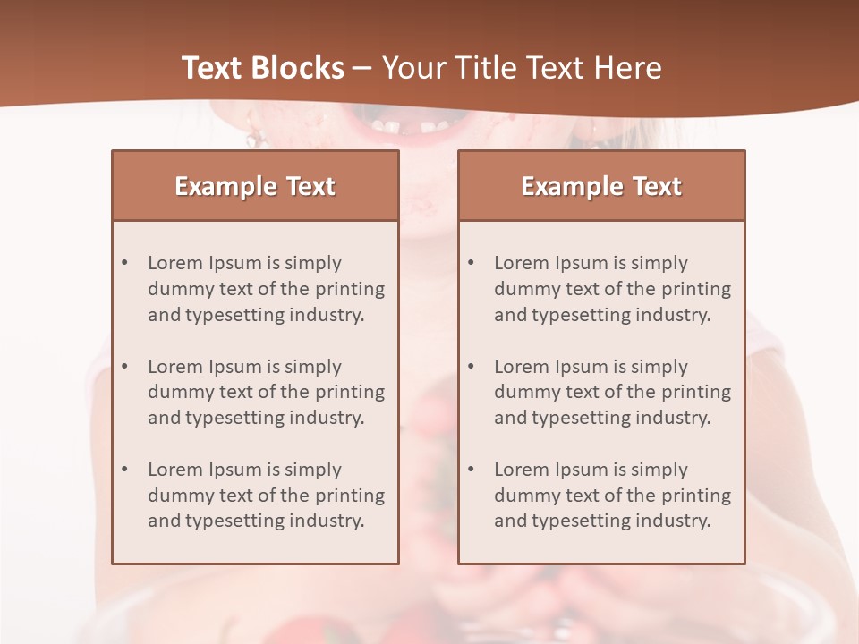 Vibrant Organic Eating PowerPoint Template