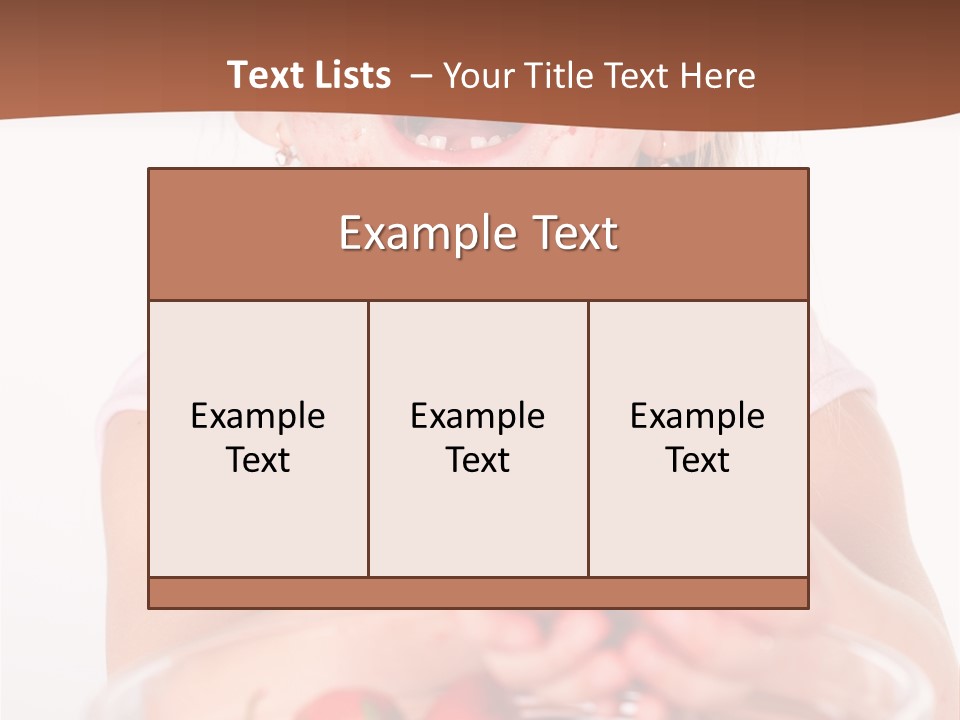 Vibrant Organic Eating PowerPoint Template