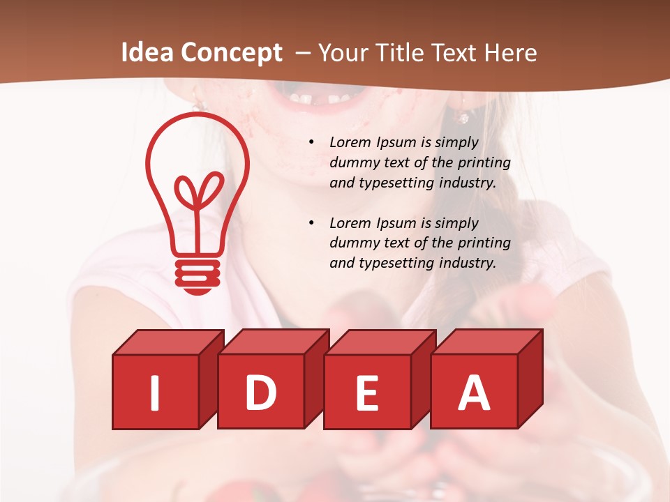 Vibrant Organic Eating PowerPoint Template