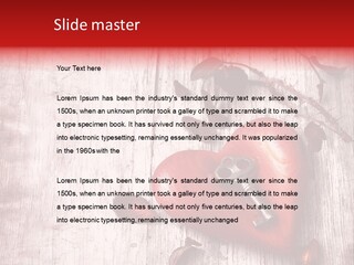 Emotion Metal Flower PowerPoint Template