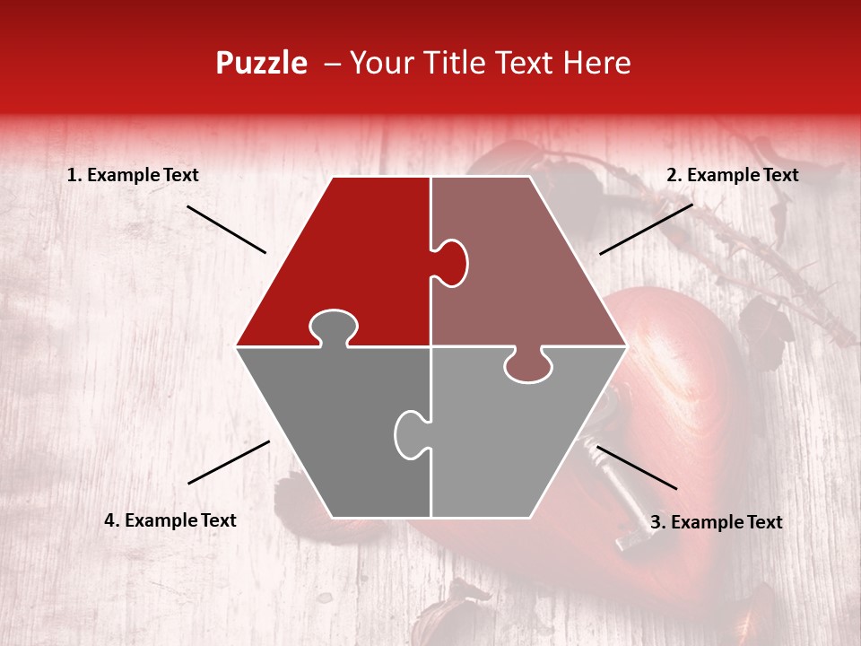 Emotion Metal Flower PowerPoint Template