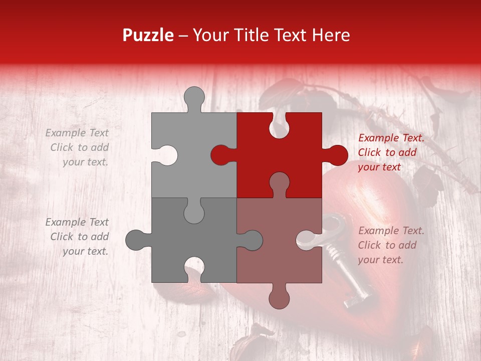 Emotion Metal Flower PowerPoint Template