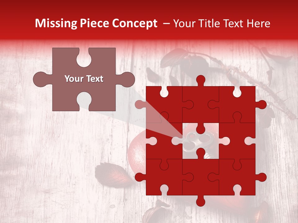 Emotion Metal Flower PowerPoint Template