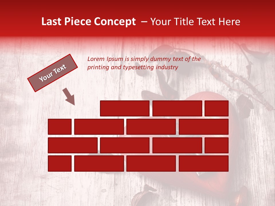 Emotion Metal Flower PowerPoint Template