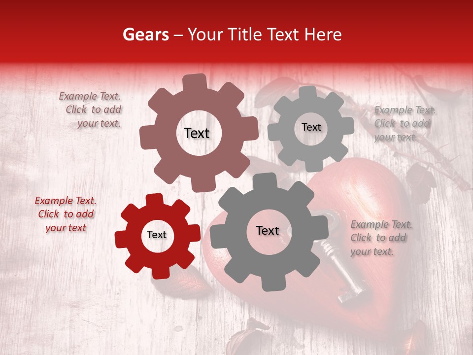 Emotion Metal Flower PowerPoint Template