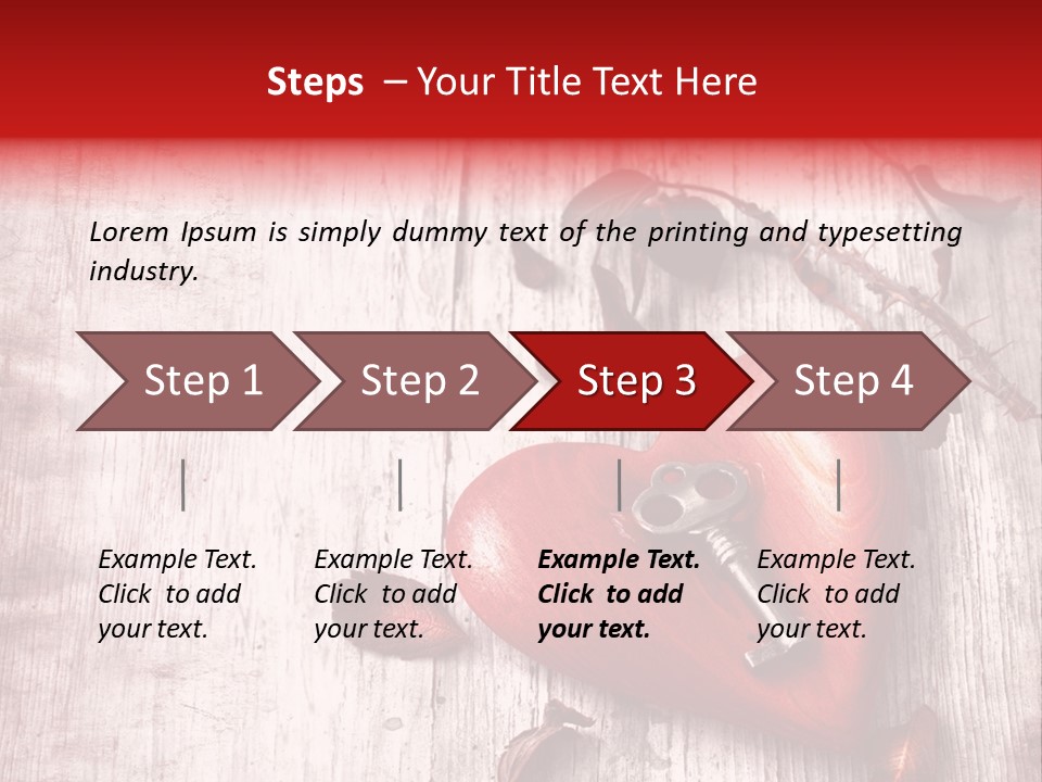 Emotion Metal Flower PowerPoint Template
