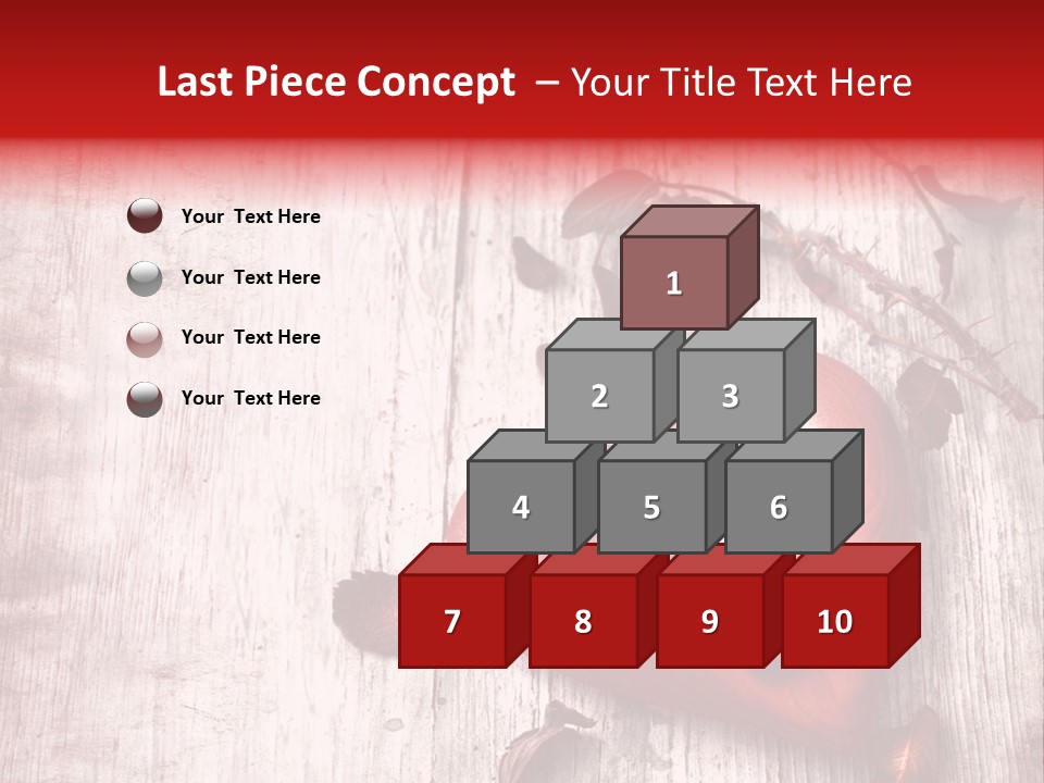 Emotion Metal Flower PowerPoint Template