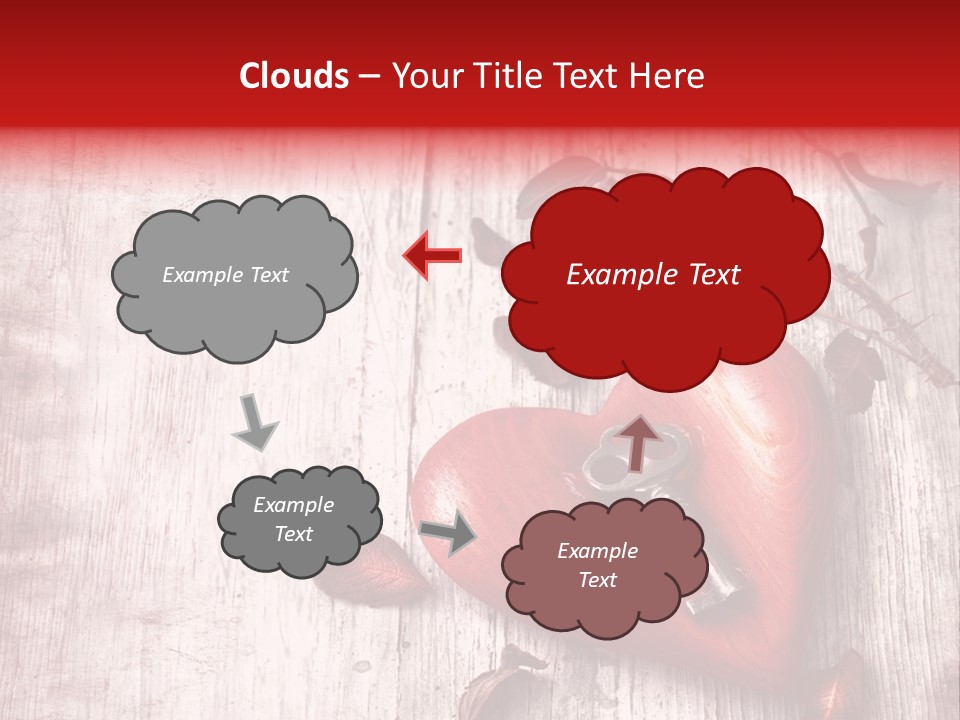 Emotion Metal Flower PowerPoint Template